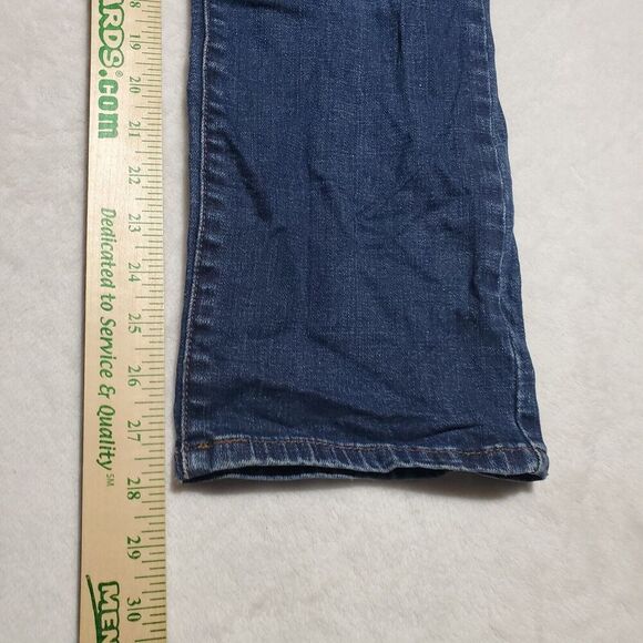Women's Levis 505 Straight Leg Jeans Size 5 S/C Blue Denim Flap Back Pockets - Picture 10 of 10